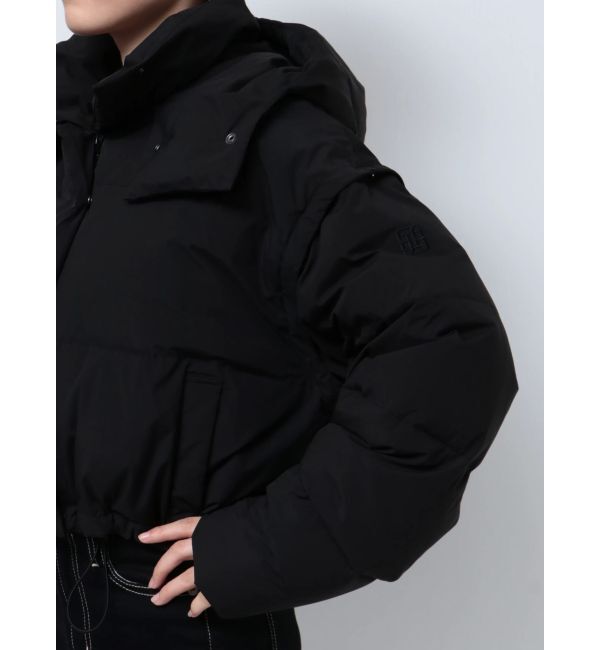 GYDA「GYGY embroideryダウンコート」|ダウン|