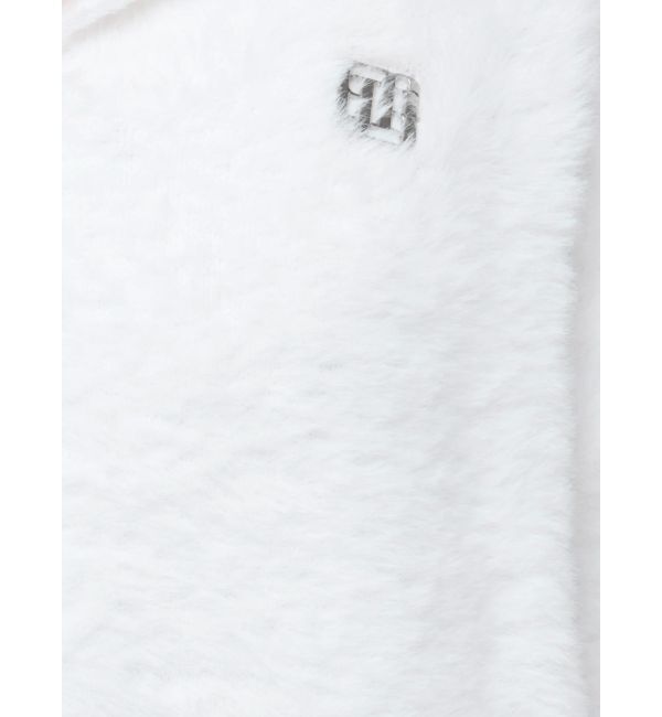 GYDA「GYGYプレートシャギーポロニットチュニック」|ニット・セーター|