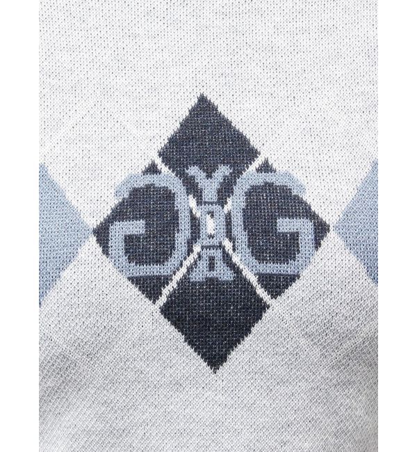 GYDA「Symmetry GYDA ARGYLEニットトップス」|ニット・セーター|