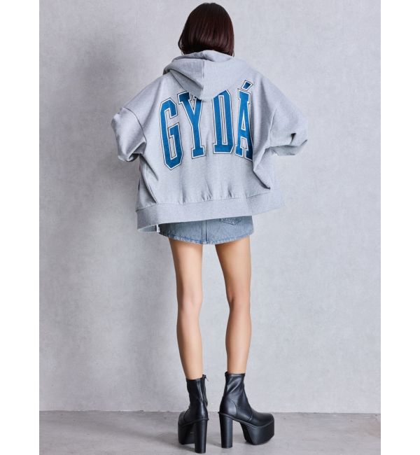GYDA「GYDA LOOSEスウェットZIP UPパーカー」|パーカー|