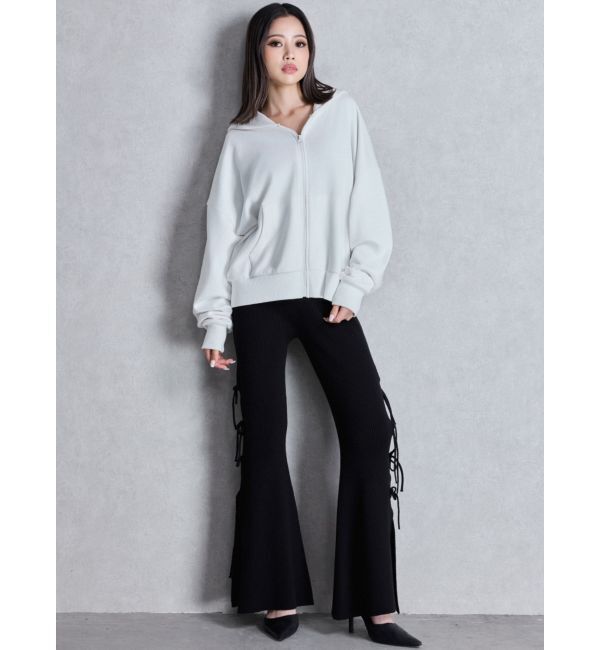 GYDA「GYDA LOOSEスウェットZIP UPパーカー」|パーカー|