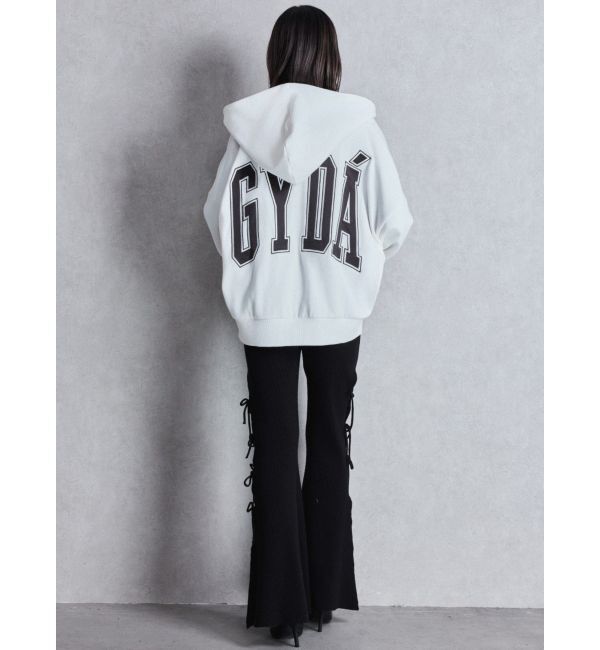 GYDA「GYDA LOOSEスウェットZIP UPパーカー」|パーカー|