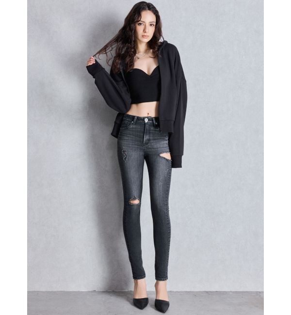 GYDA「GYDA LOOSEスウェットZIP UPパーカー」|パーカー|