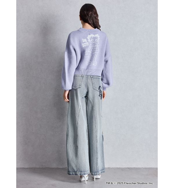 GYDA「BETTY&times;GYDA short ニットトップス」|ニット・セーター|