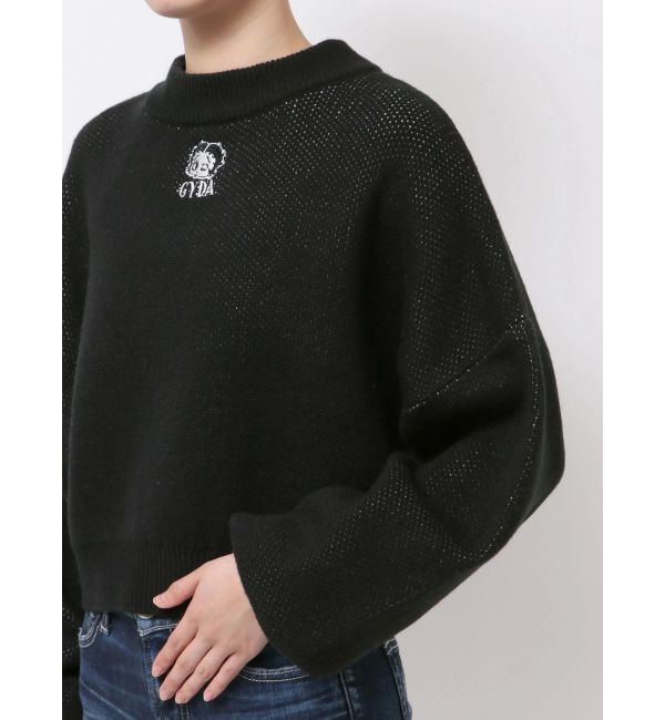 GYDA「BETTY&times;GYDA short ニットトップス」|ニット・セーター|