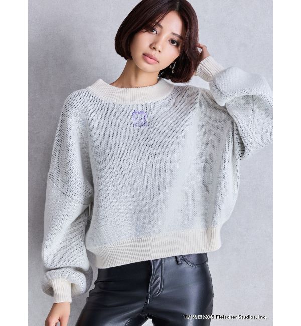 GYDA「BETTY&times;GYDA short ニットトップス」|ニット・セーター|