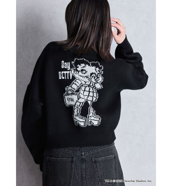 GYDA「BETTY&times;GYDA short ニットトップス」|ニット・セーター|