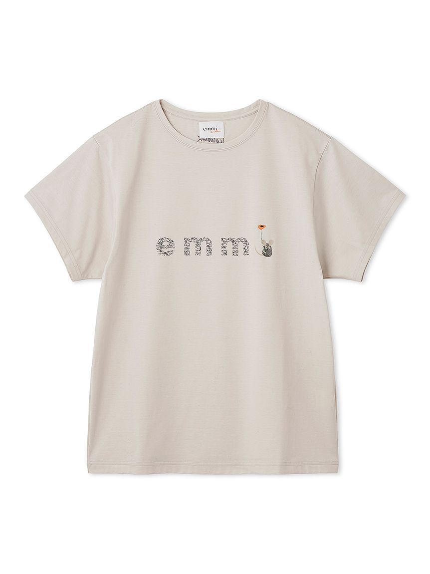 emmi atelier「【emmi&times;Leo Lionni】emmiロゴグラフィックＴシャツ」|Tシャツ・カットソー|LBEG