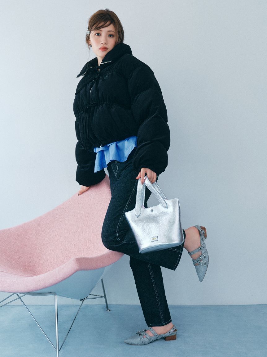 FURFUR「【WEB限定カラー】ペプラムレイヤードカーディガン」|カーディガン|