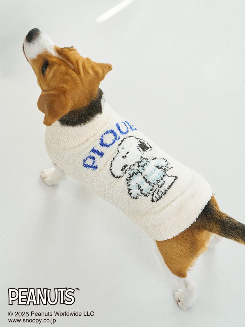  GELATO PIQUE CAT&DOG「【PEANUTS】【CAT&DOG】ラージサイズ オリジナルアート ジャガードプルオーバー」|その他|OWHT