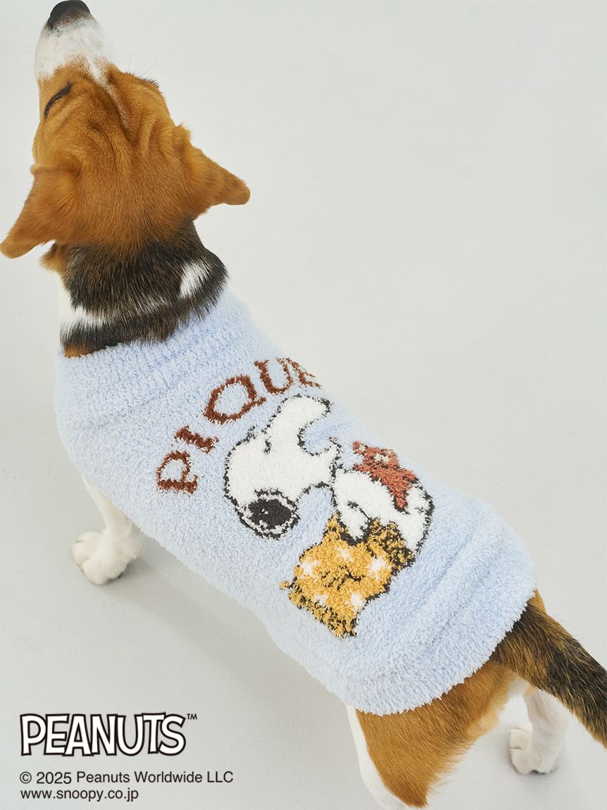  GELATO PIQUE CAT&DOG「【PEANUTS】【CAT&DOG】ラージサイズ オリジナルアート ジャガードプルオーバー」|その他|