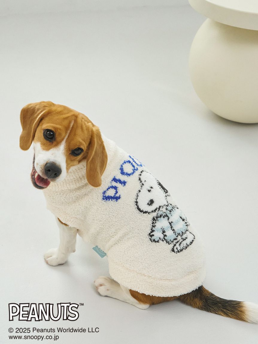  GELATO PIQUE CAT&DOG「【PEANUTS】【CAT&DOG】ラージサイズ オリジナルアート ジャガードプルオーバー」|その他|
