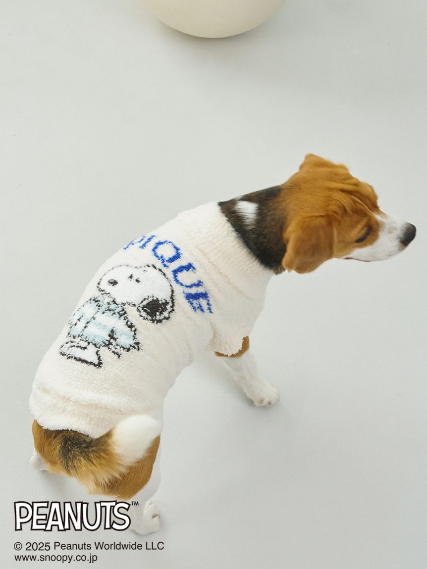  GELATO PIQUE CAT&DOG「【PEANUTS】【CAT&DOG】ラージサイズ オリジナルアート ジャガードプルオーバー」|その他|