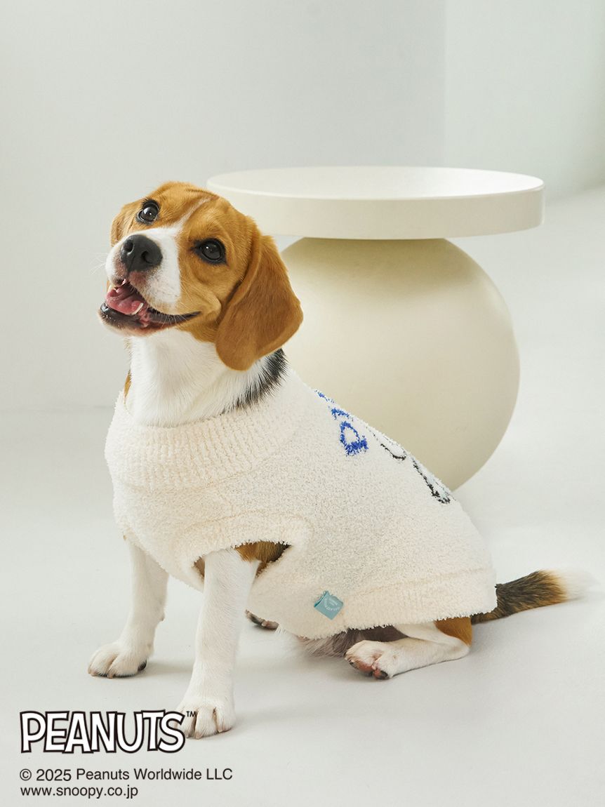  GELATO PIQUE CAT&DOG「【PEANUTS】【CAT&DOG】ラージサイズ オリジナルアート ジャガードプルオーバー」|その他|