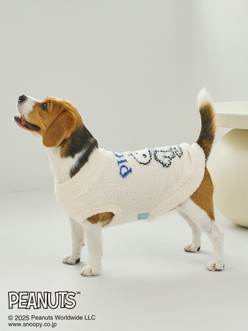  GELATO PIQUE CAT&DOG「【PEANUTS】【CAT&DOG】ラージサイズ オリジナルアート ジャガードプルオーバー」|その他|