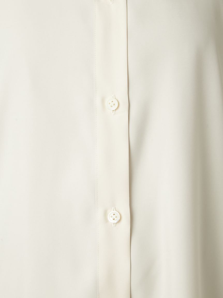 FRAY I.D「ウォッシャブルクールサテンシャツ／ウォッシャブル・接触冷感」|シャツ・ブラウス|