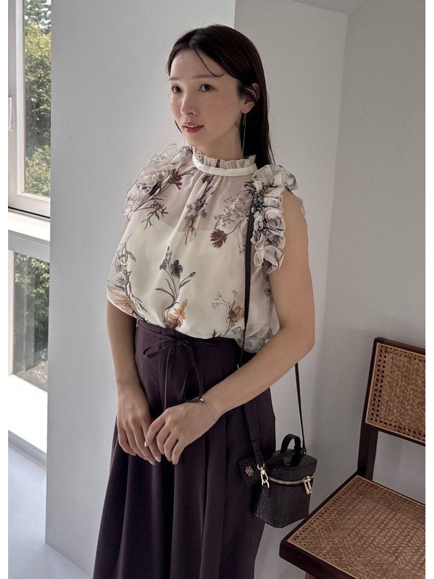 FRAY I.D「2wayギャザーフリルブラウス」|シャツ・ブラウス|