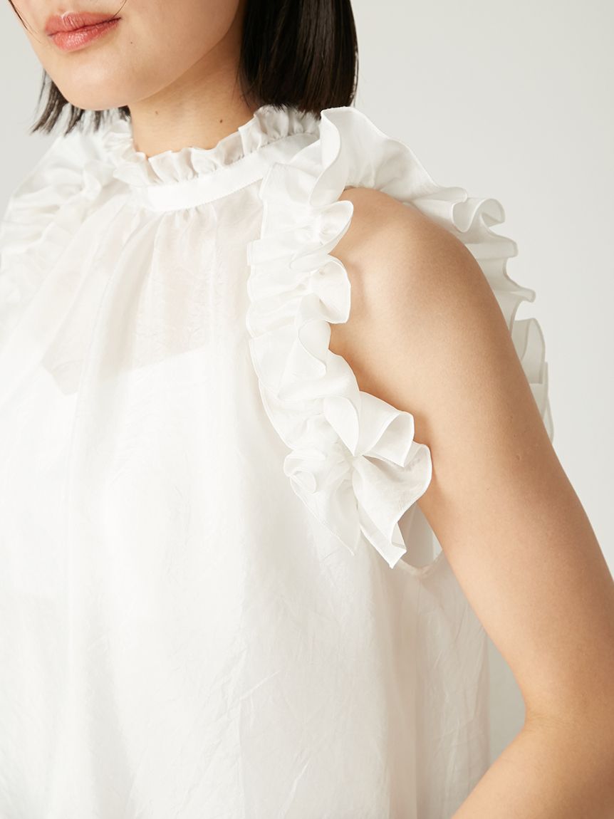 FRAY I.D「2wayギャザーフリルブラウス」|シャツ・ブラウス|