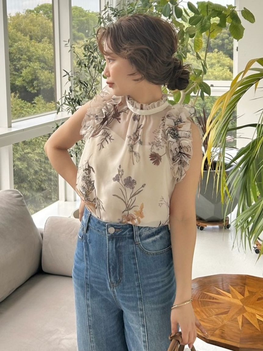 FRAY I.D「2wayギャザーフリルブラウス」|シャツ・ブラウス|