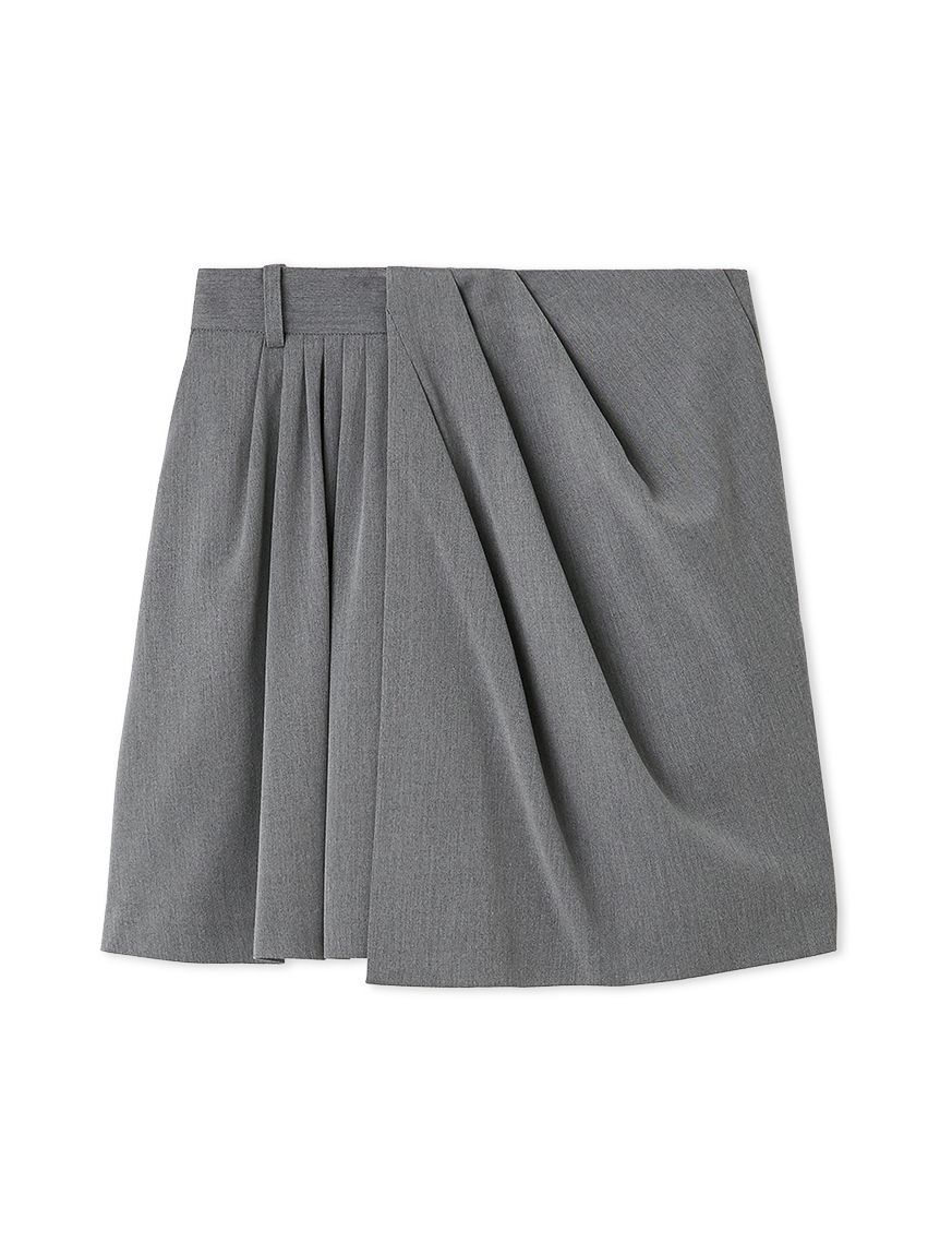FRAY I.D「ドレープミニラップスカート」|スカート|GRY