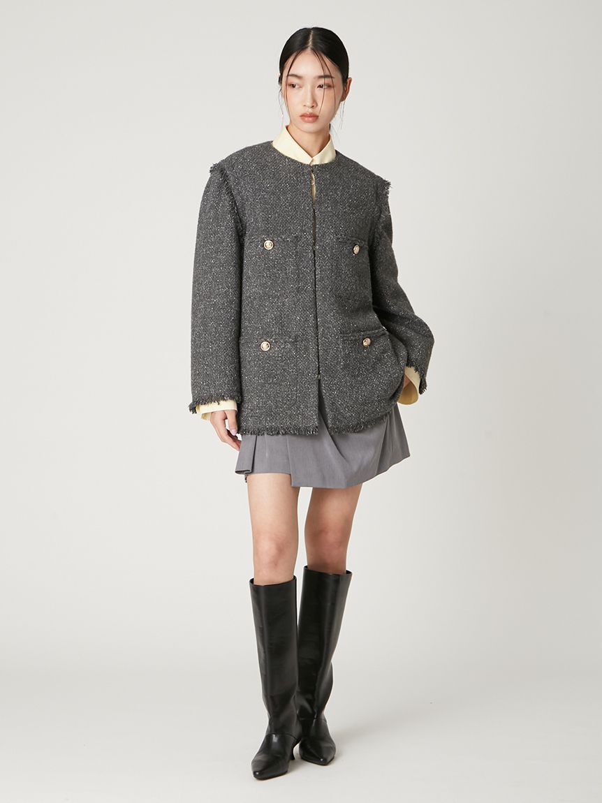 FRAY I.D「ドレープミニラップスカート」|スカート|