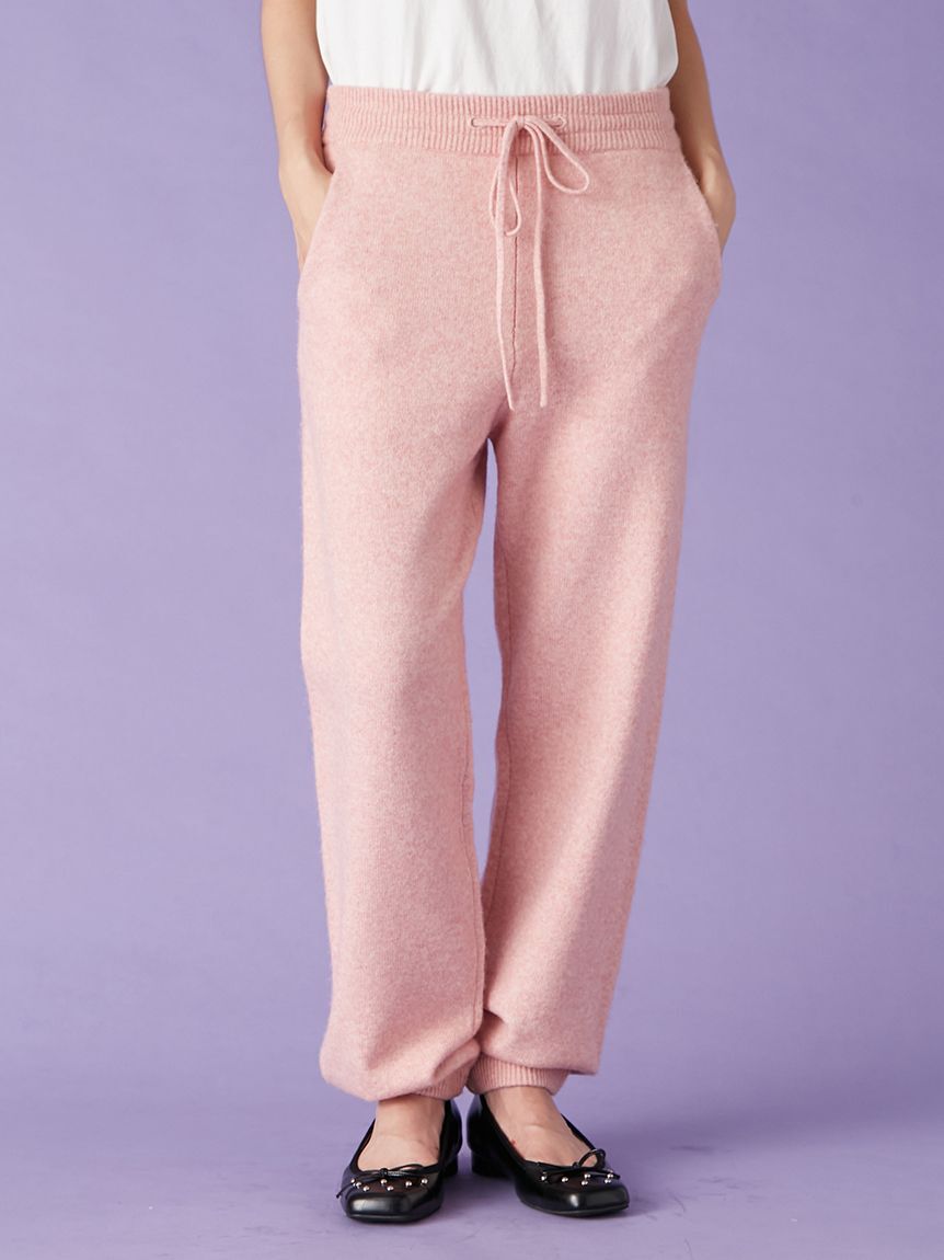 LILY BROWN「ニットリラックスパンツ」|チノ|