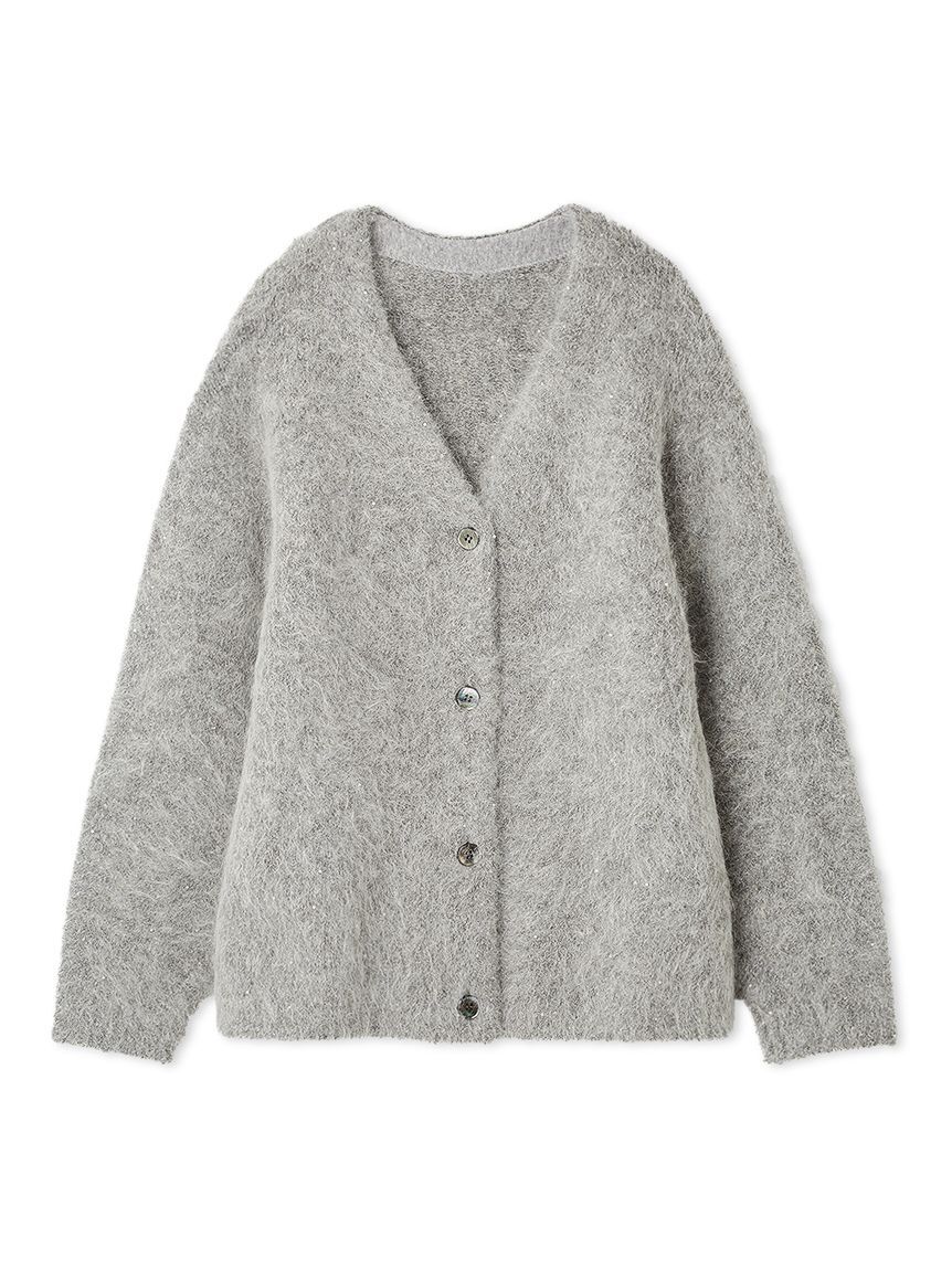 CELFORD「スパークルミディ丈カーディガン」|カーディガン|