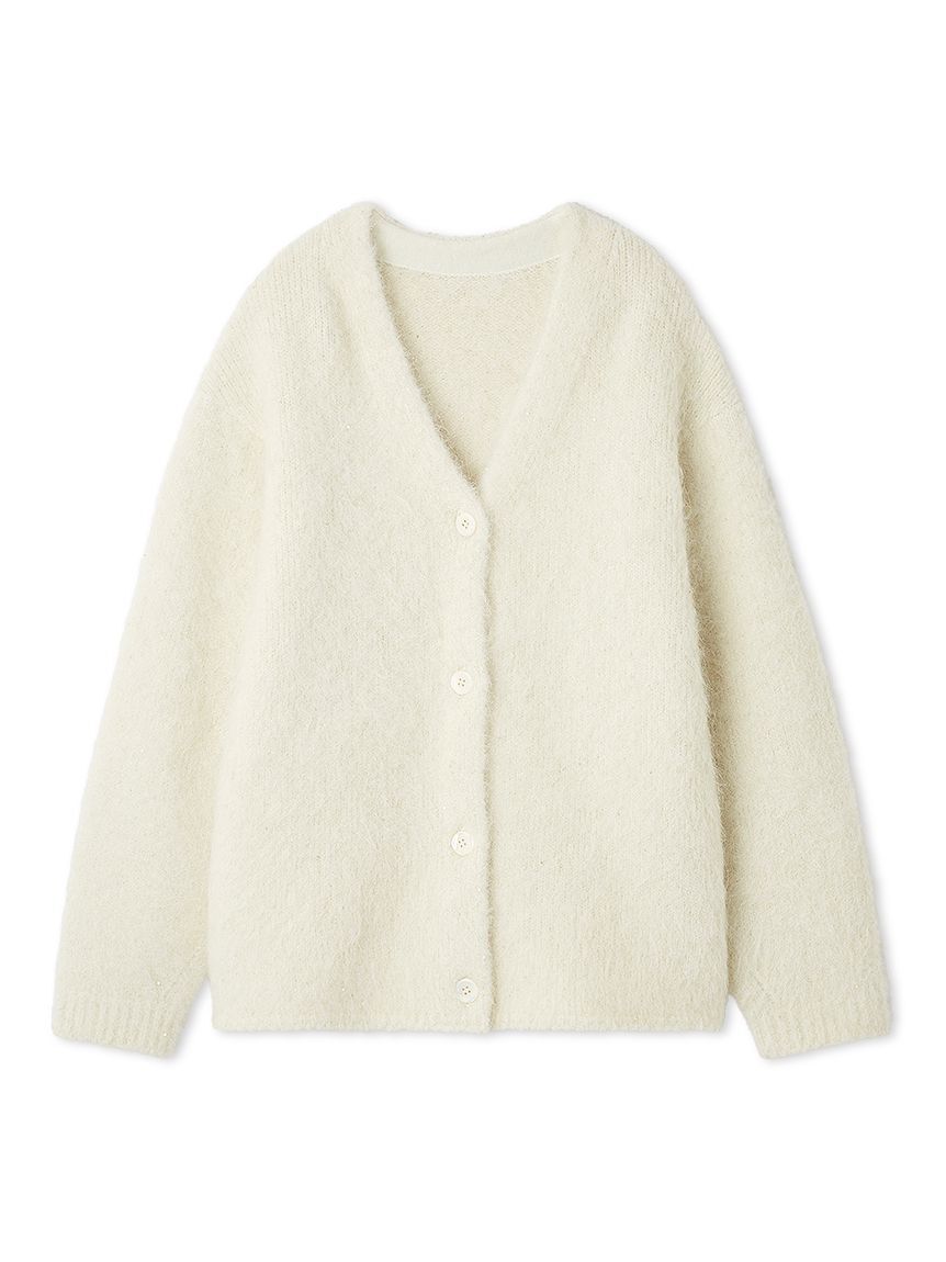 CELFORD「スパークルミディ丈カーディガン」|カーディガン|