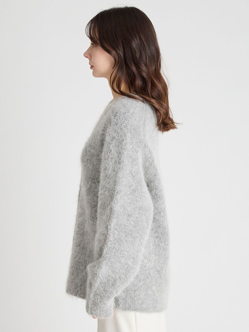 CELFORD「スパークルミディ丈カーディガン」|カーディガン|