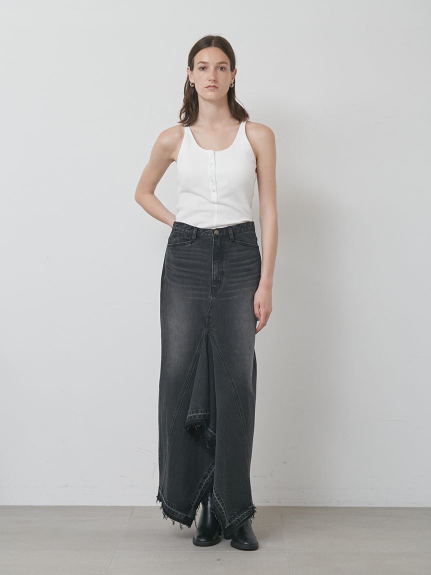 styling/「ヘムフレア2WAYデニムスカート」|スカート|