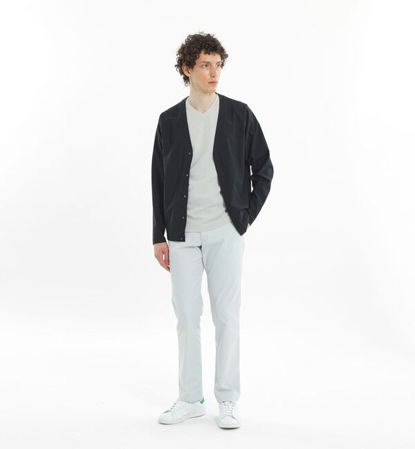 MACKINTOSH PHILOSOPHY「ドライフラットストレッチ ラグランカーディガン ハイテンショントリコット」|ブルゾン・スタジャン|