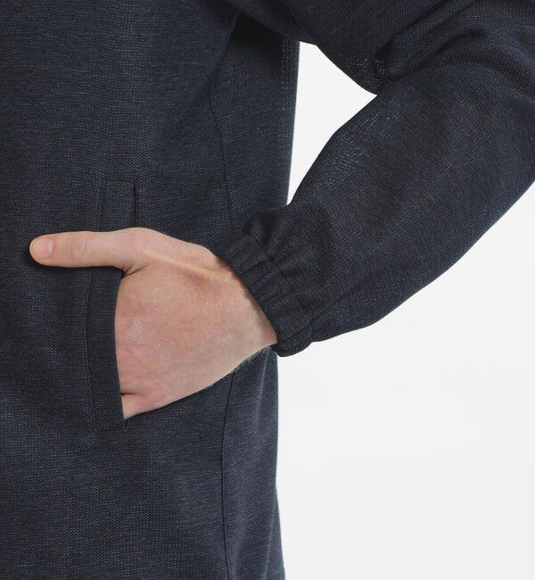 MACKINTOSH PHILOSOPHY「テーラードジャージー フーデッドパーカー ウール混カラミ織り」|ブルゾン・スタジャン|