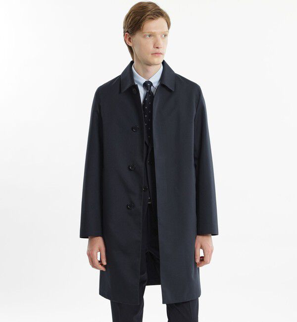 MACKINTOSH PHILOSOPHY「3層ブロードボンディング WELLINGTON「ウェリントン」」|ステンカラーコート|ネイビー