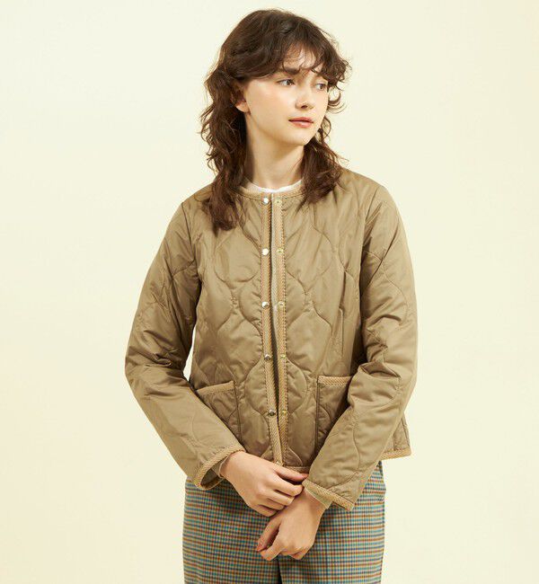 MACKINTOSH PHILOSOPHY「【WEB&一部店舗限定】キルティングショート」|ブルゾン・スタジャン|ベージュ