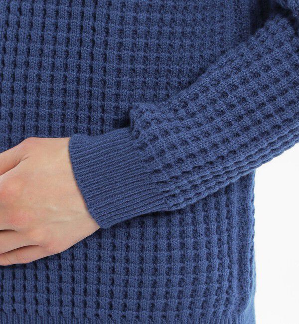 MACKINTOSH PHILOSOPHY「ビッグワッフル クルーネックニット」|ニット・セーター|