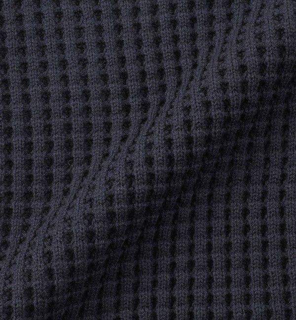 MACKINTOSH PHILOSOPHY「ビッグワッフル クルーネックニット」|ニット・セーター|