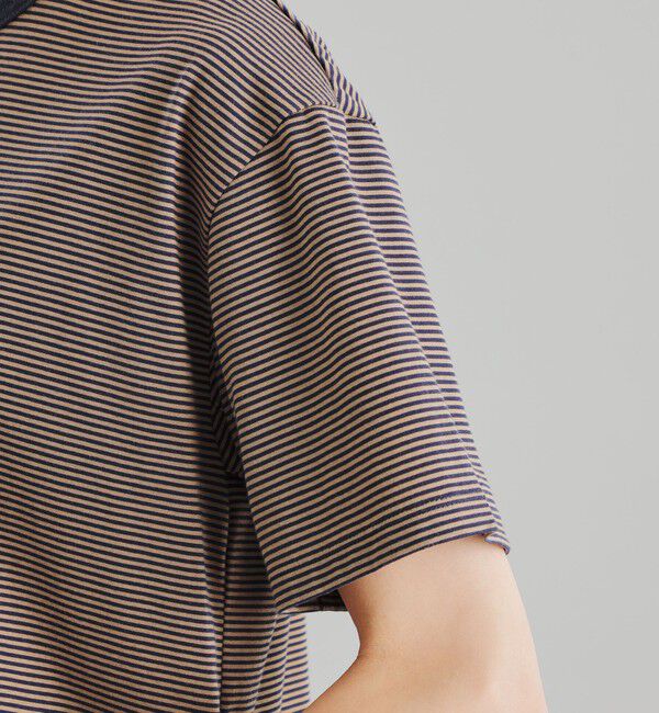 MACKINTOSH PHILOSOPHY「GREY LABEL 【SHARP LOGO】 ボーダー半袖T」|Tシャツ・カットソー|