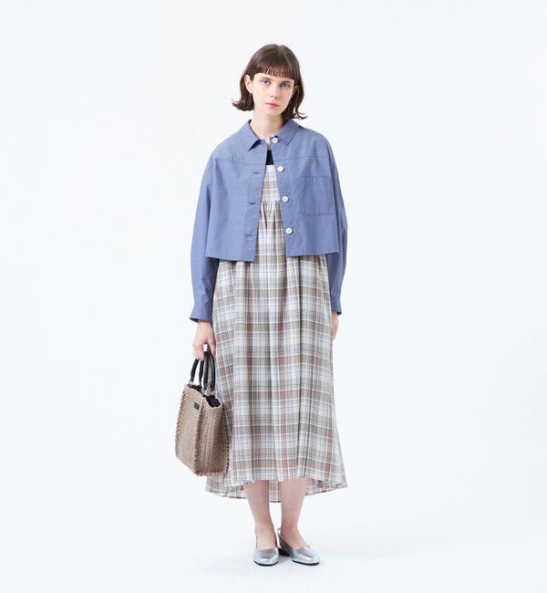 MACKINTOSH PHILOSOPHY「クロップドシャツブルゾン」|シャツ・ブラウス|