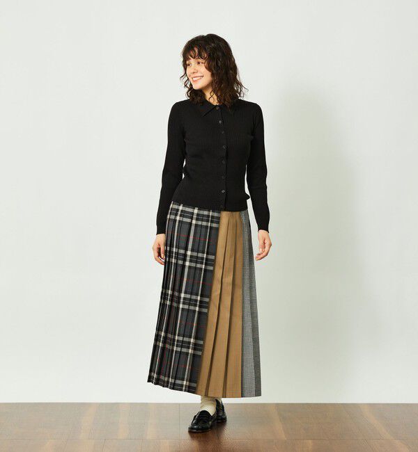 MACKINTOSH PHILOSOPHY「GREY LABEL 衿付ニットカーディガン」|ニット・セーター|