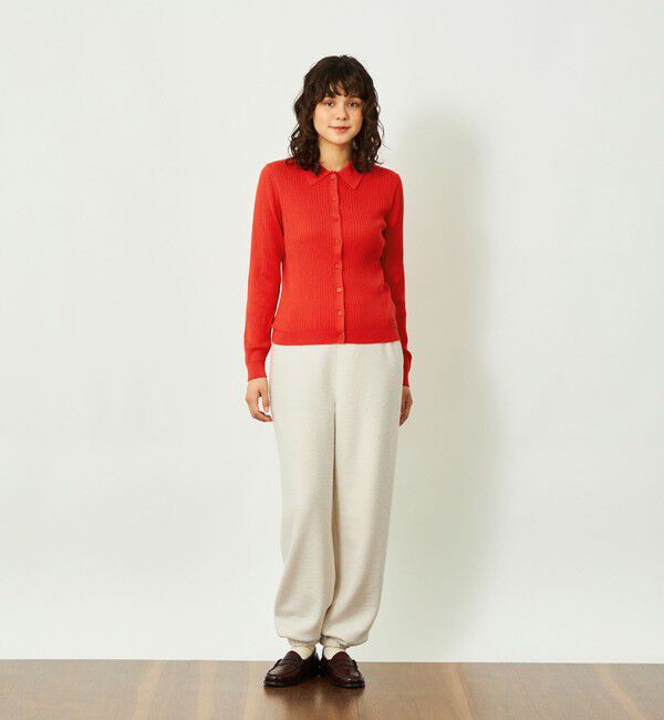 MACKINTOSH PHILOSOPHY「GREY LABEL 衿付ニットカーディガン」|ニット・セーター|