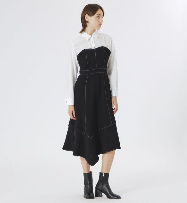  「【ドラマ着用商品】ビスチェコンビドレス」|ワンピース|