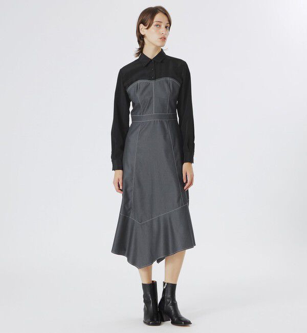  「【ドラマ着用商品】ビスチェコンビドレス」|ワンピース|