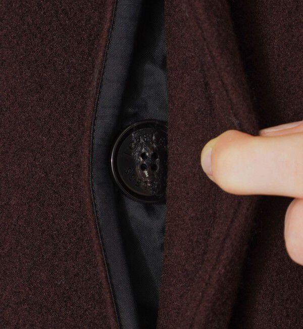  「ベルテッド ステンカラーウールコート」|その他|