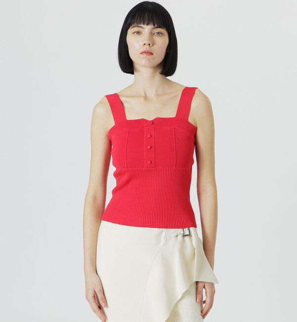  「ニットビスチェ」|その他|ピンク