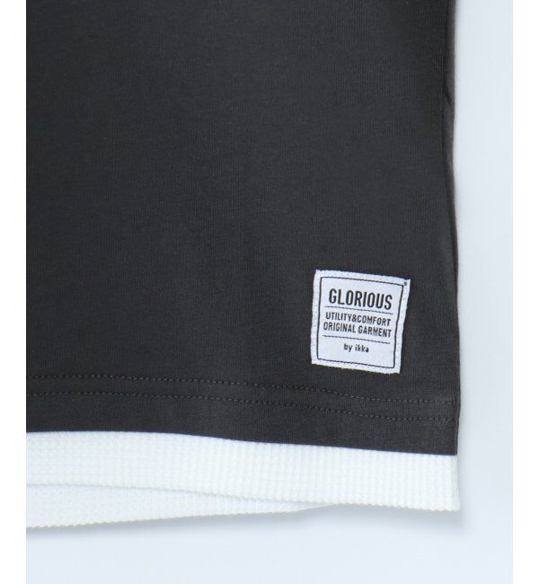 ikka kids「【キッズ】5分袖レイヤードポケT（100~160cm）」|Tシャツ・カットソー|