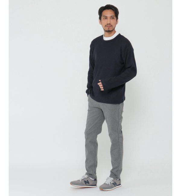 ikka「畦裏起毛アンサンブル」|パーカー|