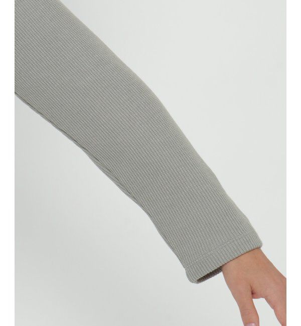 ikka「畦裏起毛アンサンブル」|パーカー|