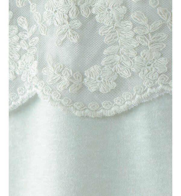 ikka kids「【キッズ】フロントレースフラシＴ（100~160cm）」|Tシャツ・カットソー|