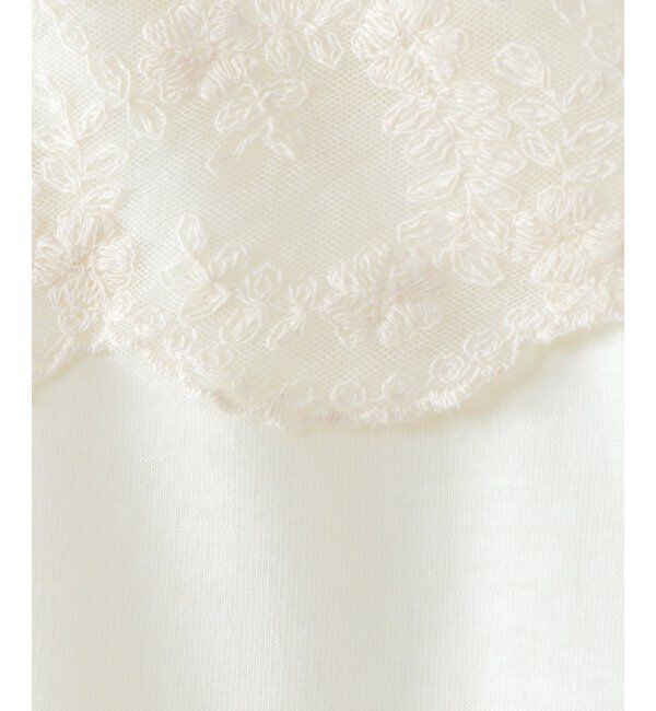 ikka kids「【キッズ】フロントレースフラシＴ（100~160cm）」|Tシャツ・カットソー|