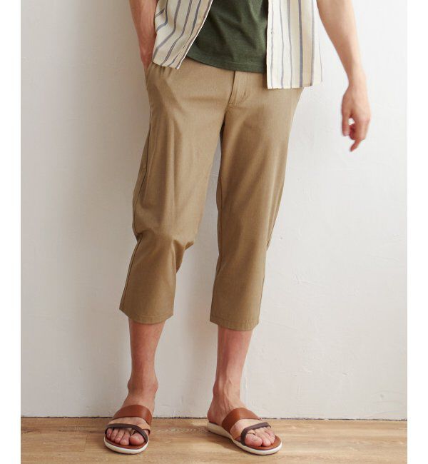 ikka「SARAT イージークロップドパンツ」|その他|ベージュ
